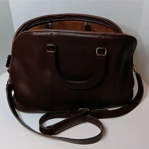 Vintage Coach 90s Bancroft Brief  XL Satchel - Picture 11 of 11